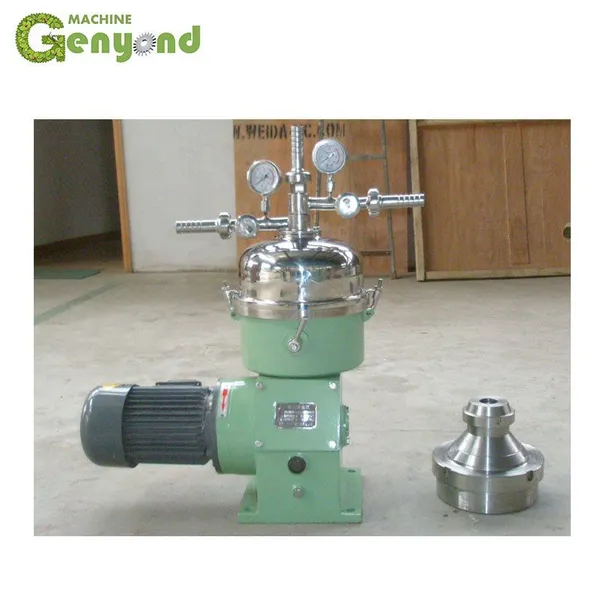 Shanghai Factory Small Industrial Milk Cream Fat Separating Equipment Skimmed Milk Disc Stack Centrifuge Separator Machine photo-3