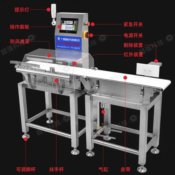 Conveyor Belt Product Check Weigher Combo Weighing Machine photo-5