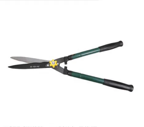 Telescopic Steel‑Tube Handle Hedge Shears, Induction‑Hardened Sharp Blade