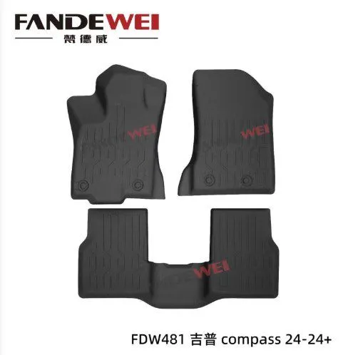 Use for JEEP WRANGLER 3D Auto Carpet Car Floor Mat Luxury Carpet Easy to Clean Anti-slip Makers Custom All Weather Zero Formaldehyde Waterproof photo-5
