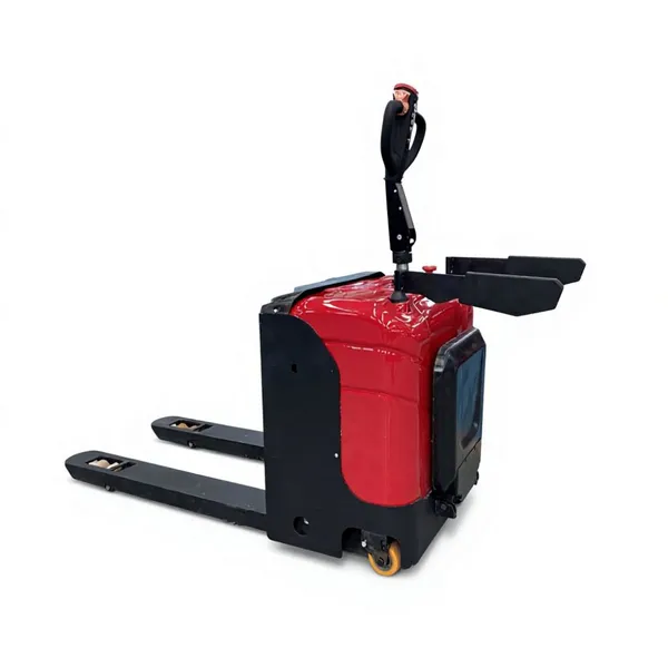 Hot Sell 1-3T Stacker Jack Lifter Strong Fork Motor Stand-on Operation Pallet Truck Electric Stacker With Standing Pedal Type photo-3