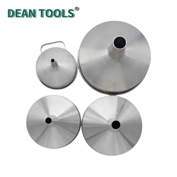 Aluminum Funnel Industrial Funnel, Wide Mouth, Large Diameter, Funnel Thick, Durable, Handle Included, Large Filling