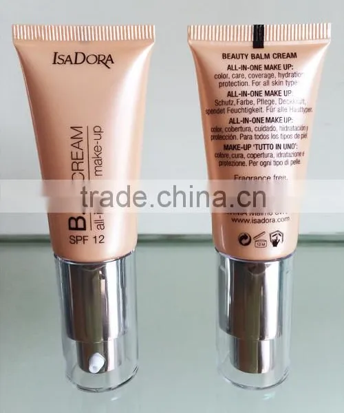 Cosmetic Tubes With Airless Pump Cap,cosmetic Pump Tube photo-3