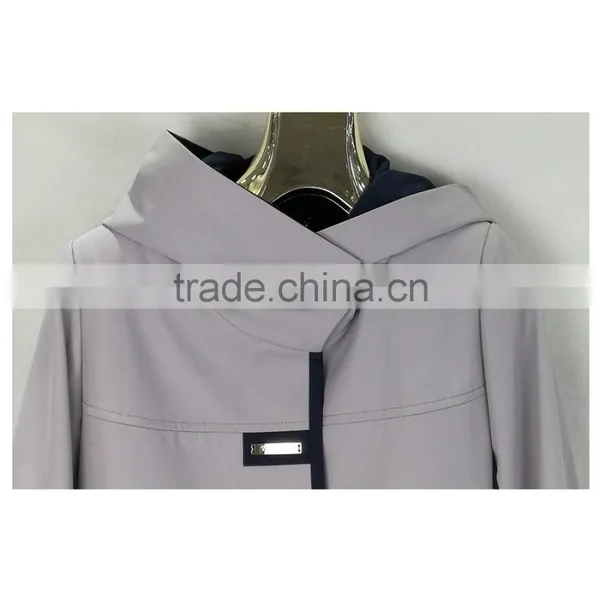 China Clothing Factory Custom Women's Jackets & Coats Spring Women's Custom Warm-up Jacket 2013 photo-5