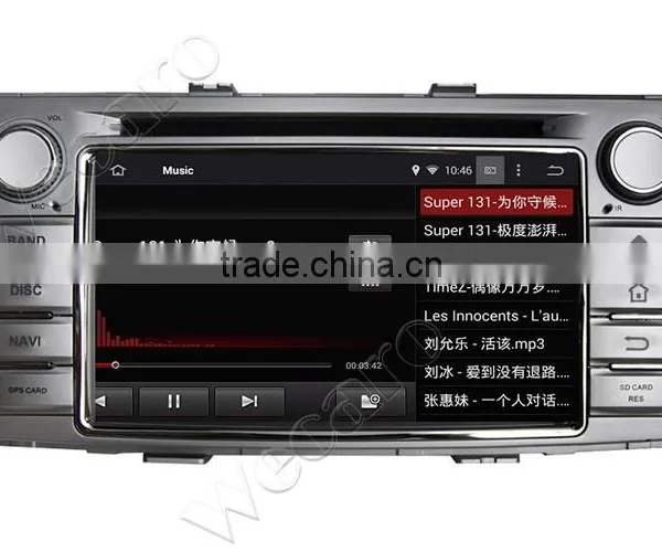 Wecaro Android 4.4.4 Car Stereo 1024 * 600 for Toyota Hilux Car Multimedia System Android 2012 2013 2014 photo-3