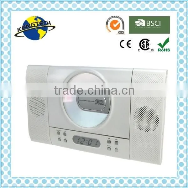 High Quality Vertical CD Player Digital Tuning Radio With Two Detachable Speakers
