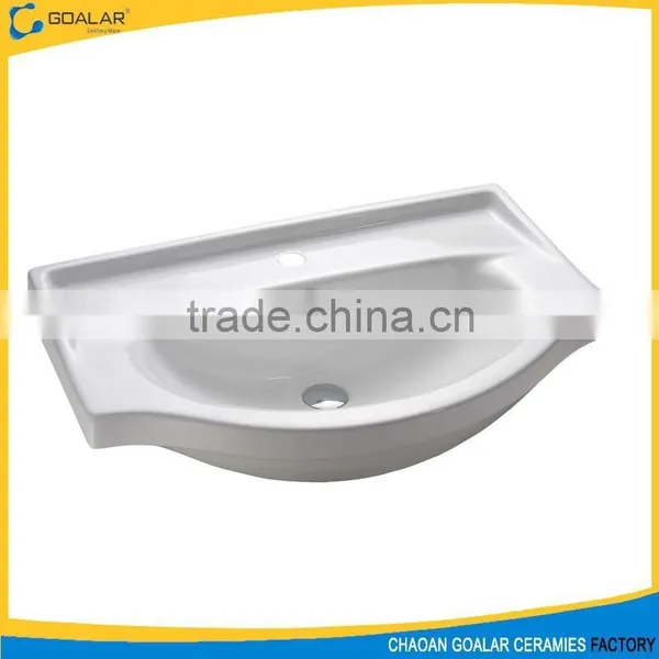 CONSOLLE Many Size Bathroom Sink Ceramic Wash Basin photo-4