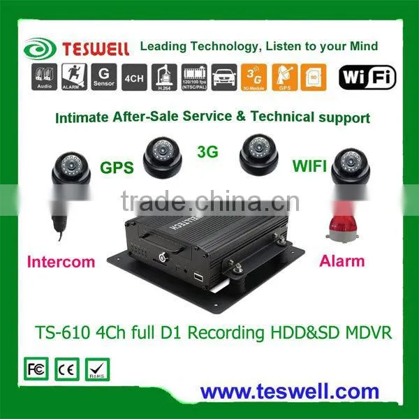 Shenzhen GPS,Wireless Cellular Mobile Security DVR Record up to 4 Analog Cameras photo-3