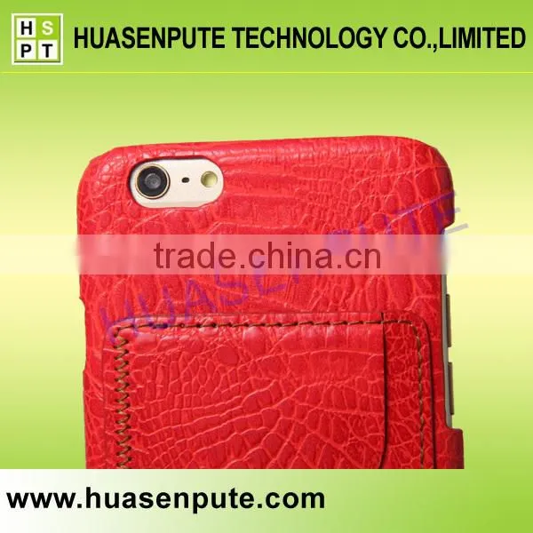 For Apple Iphone6 Compatible Brand and Leather Crocodile Skin Material Animal Phone Case photo-4