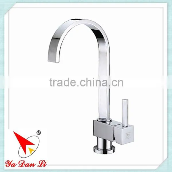 Chrome Finish Gooseneck Kitchen Faucet 6202 photo-2