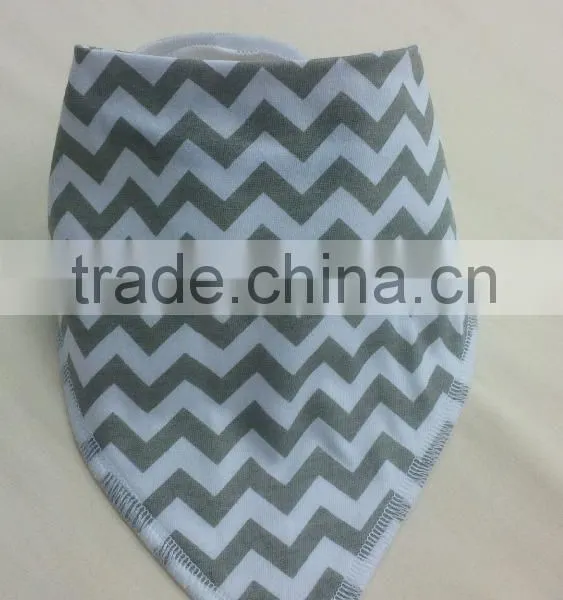 100% Cotton Wholesale Triangle Baby Bandana Bibs photo-2