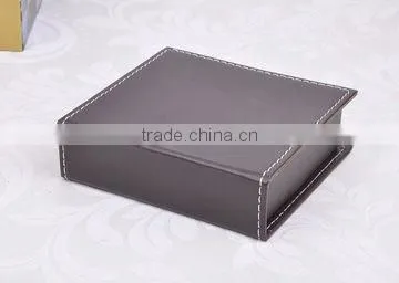 High Quality Custom Handmade Leather Memo Pad Box photo-3