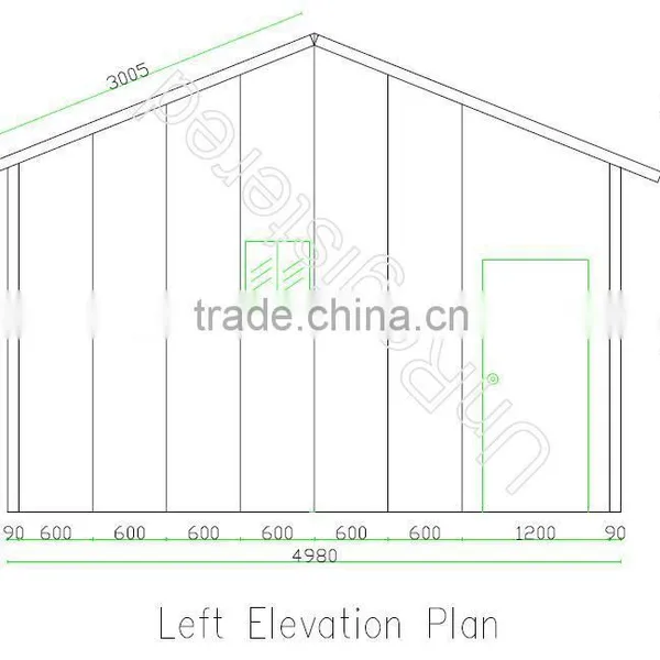 Durable One Bedroom Prefabricated Family Residential Living House Design Plan photo-3
