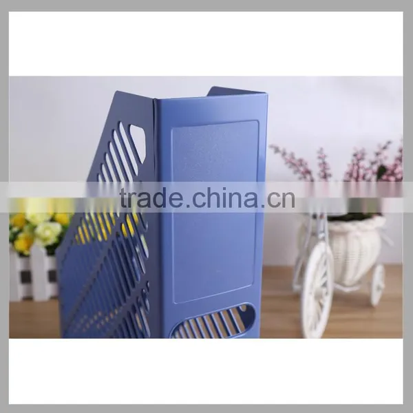 Office Plastic File Box Basket Cubbyhole File Holder Document Paper Magazines Rack photo-5