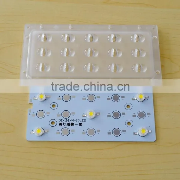 3x5 LM-80 LED Street Lens With PCB Plate for Gas Station Lamp photo-2