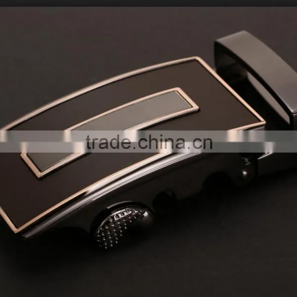 Western Cowhide Automatic Buckle Leather Belt for Men photo-3