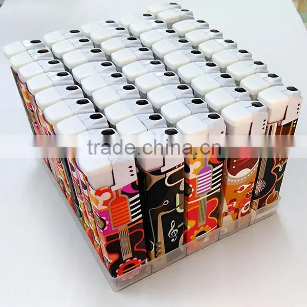 2016 Customized Sticker Refillable Plastic Electronic Lighter for Cigarette photo-6