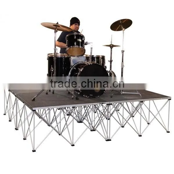 Exhibition Cheap Portable Stage Deck, Stage Platform With Foldable Riser photo-3