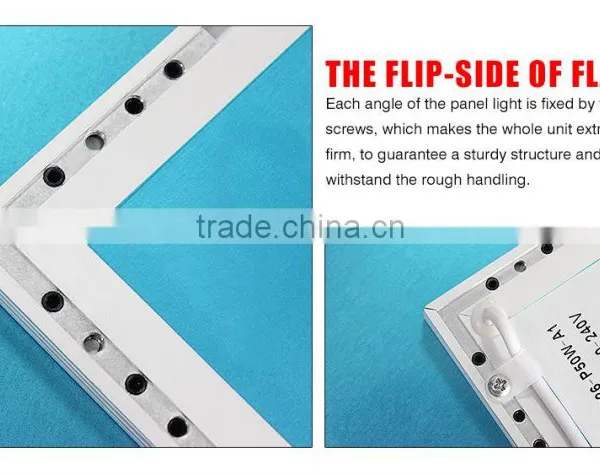 Super Slim High Brightness 36W 40W 48W 600x600 Square LED Panel Light photo-3