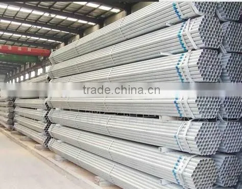 Screw threaded galvanized pipe/threaded galvanized pipe