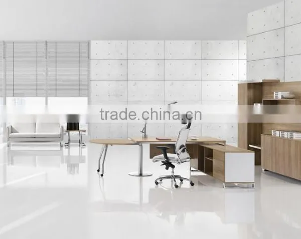 (MFC)DT-13 Melamine Modern Executive Office Desk photo-6
