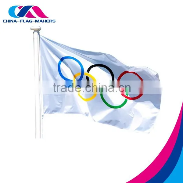 Custom 3'x5' Promotion Olympic Print Flag Quality Choice
