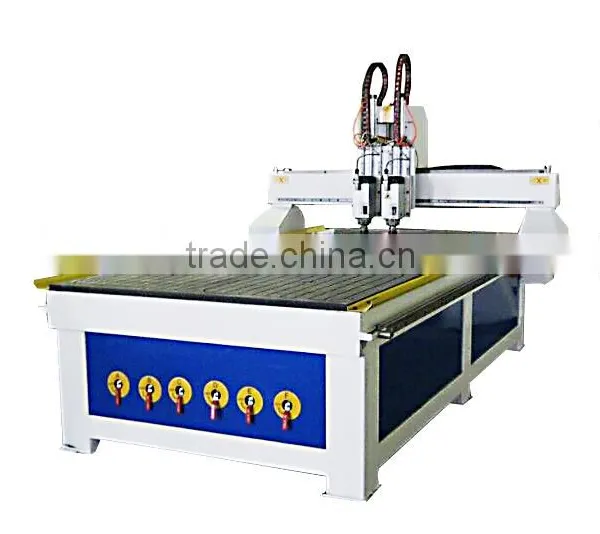 QL-M25 Good Price Good Machinery Industrial 2 Head Wood Cnc Router With ATC photo-4