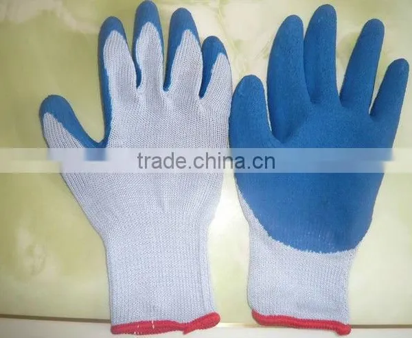 Colored Safety Working Latex Coated Glove