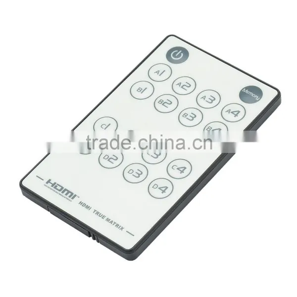 HDMI Matrix 4-In 4-Out Full HD 1080P HDMI V1.3 w/ IR Remote Control - Black photo-4