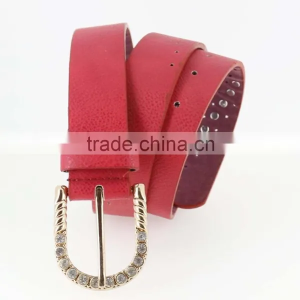 Women's Fashion Rhinestone Studded Belt With Shiny Gold Rhinestone Buckles in Yiwu photo-2