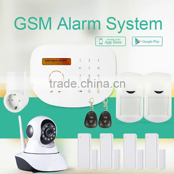 Wireless Security Alarm System With Google Play Store App Download & Gsm Alarm System Work With Smart Sockets photo-5