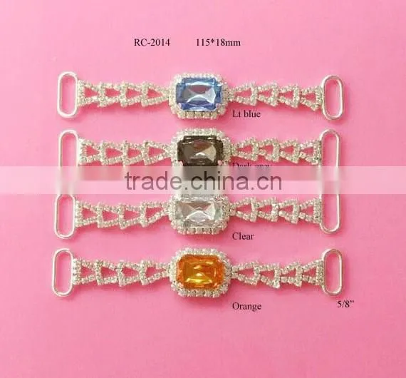 Stock Hot Selling Factory Price Acrylic Rhinestone Connector for Headband/hairwear(RC-2014) photo-3