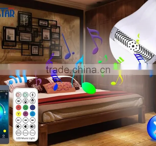 Color Changing Music LED Bulb Built-in Speaker photo-3