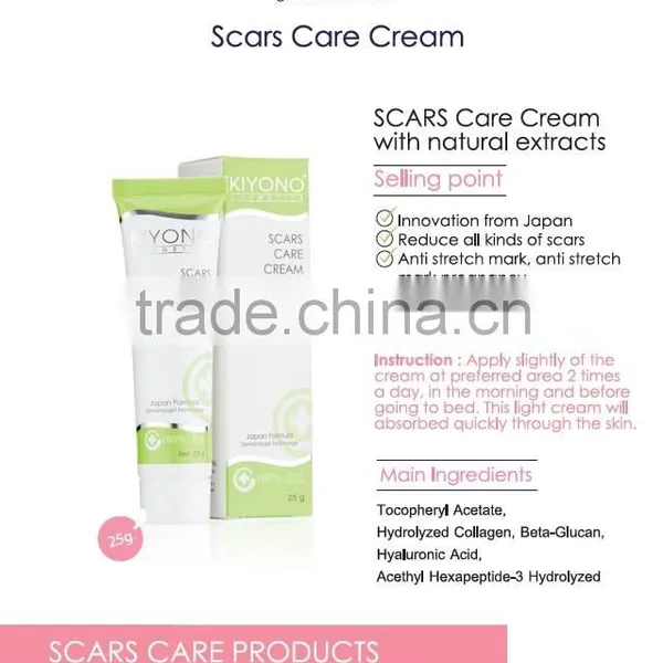 "KIYONO" REMOVE SCAR AND SCAR WHITENING CREAM 25 g, FOR MOISTURIZER, SOFTEN AND SMOOTH SKIN CARE photo-3