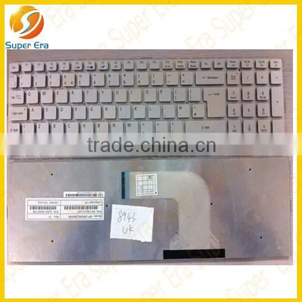 New Original UK Keyboard for Acer 5943 5943G 8943 8943G Laptop Spare Parts -----SUPER ER