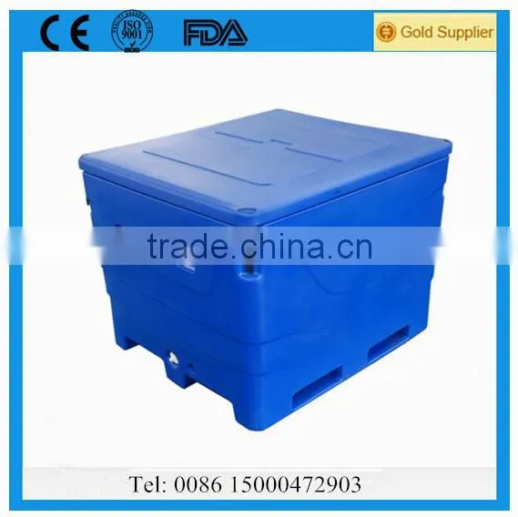 Roto-moulded Large Cooler for Fish Storage & Transportation, 1000L Big Insulated Fish Container photo-4