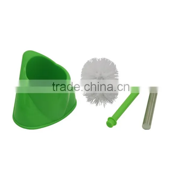 Cheap Plastic Removable Colored Corner Toilet Brush Set photo-4