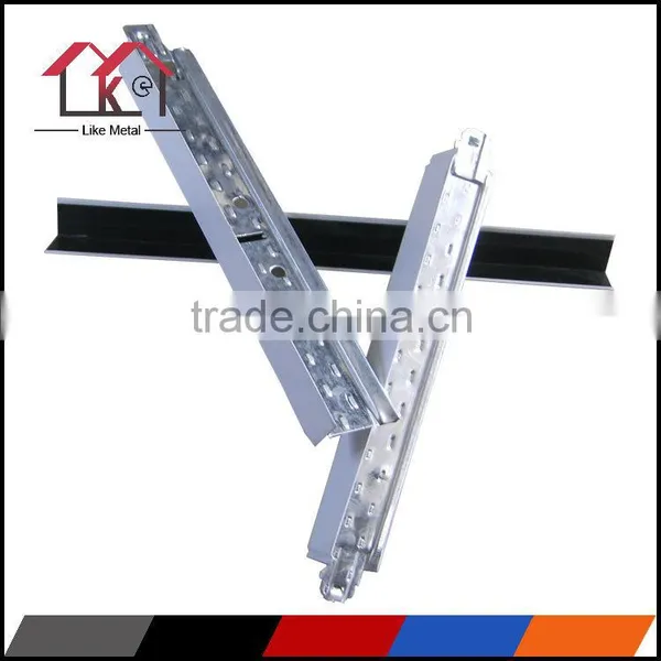 T Bar Suspended Ceiling T Grid / Galvanized Steel Drywall Furring Channel With Low Price photo-6