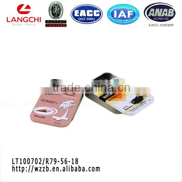 Tin Box With Sliding Lid, Professional Tin Can Manufacturer,custom Printed Tin Box photo-3