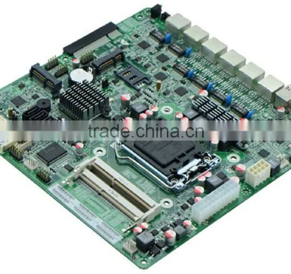 Intel B75 LGA1155 Firewall Mainboard Mini Itx Motherboard With 6 LAN H67SL photo-4