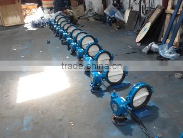 Wafer Type Epdm Seat Electric Actuator Butterfly Valve Double Eccentric Butterfly Valves China Made in China photo-6
