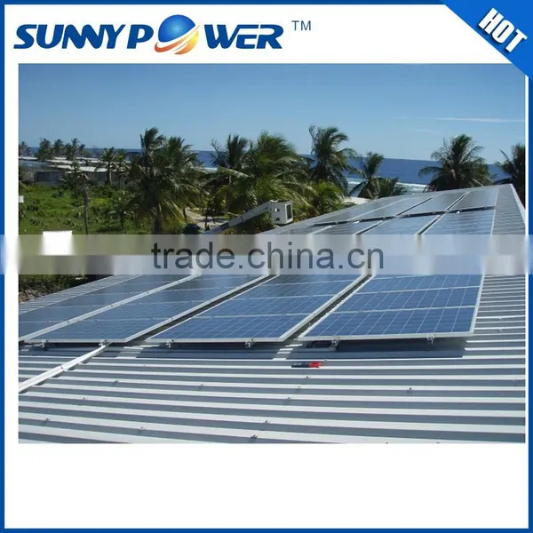 High Quality High Efficiency Blue New Arriving 3000W Solar System photo-5
