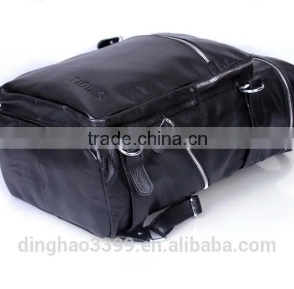 2016 Fashion Design Backpack Portable Leather Backpack Large Capacity Men's Bag photo-2