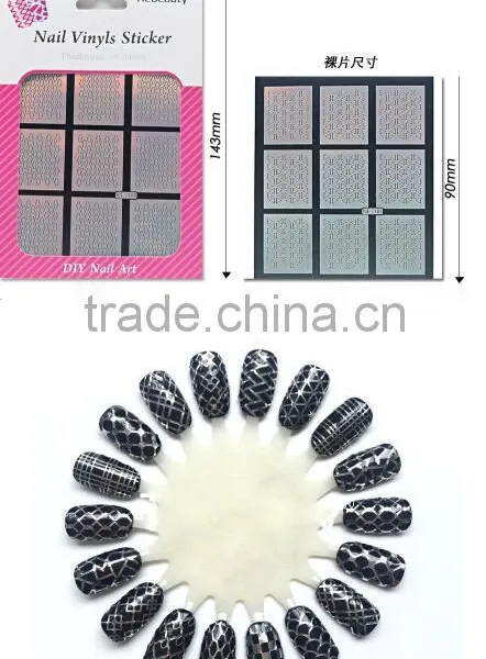 24 Style Nail Art Stamping Plate Nail Art Sticker Stencil Sticker Nail Art Sticker photo-2