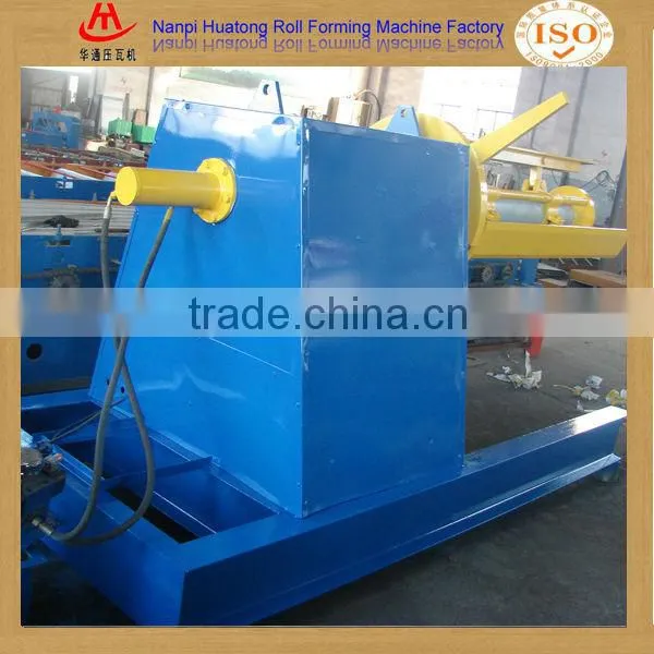 Hydraulic Metal Decoiler Roll Forming Machine photo-3