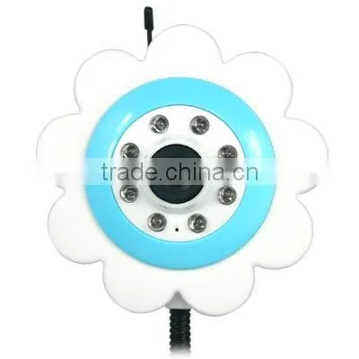 Blue Voice Control Baby Care Kit 2.4Ghz 4CH Wireless Camera Video Baby Monitor photo-2