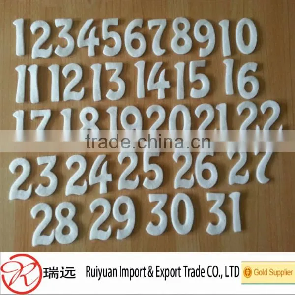 2016 the Best Selling Wholesale Die Cut Felt Letter Made in China photo-2