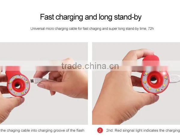 New Products Mini Portable Camera Mobile Phone Led Flash Light For IPhone 6 Samsung photo-2