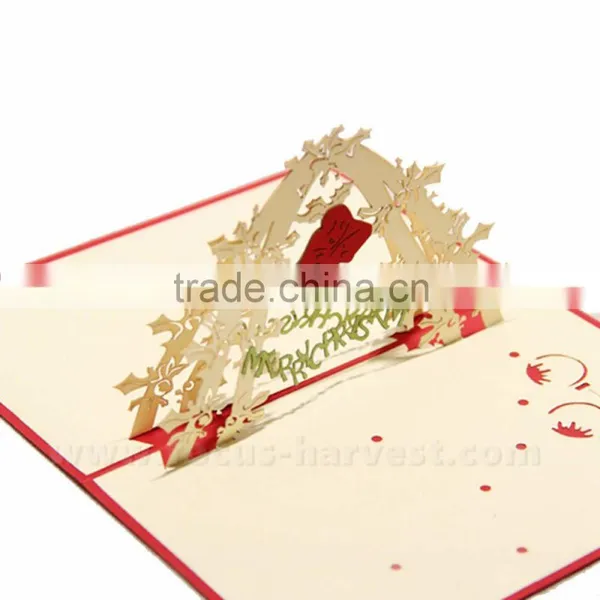 3D Bell Handmade Card Greeting Cards Christmas Gift Cards Handmade Postcards photo-2