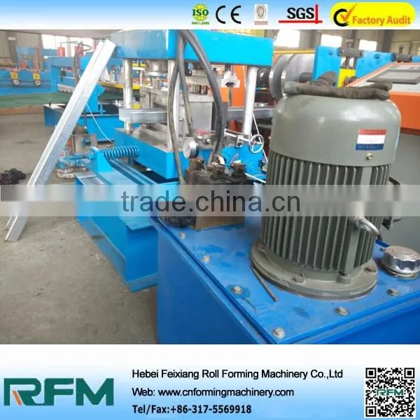 C Profile Hydraulic Metal Purlin Roll Forming Machinery photo-4